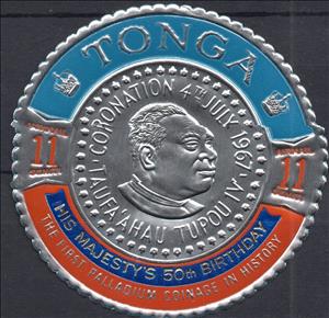 Stamp, King, Tonga,  