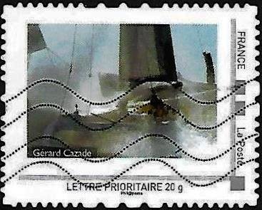 Stamp, Route du Rhum - Saint Malo-Guadelope, France,  