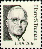 Stamp, Harry S. Truman, United States of America,  , Famous People, Men, Государственный деятель