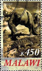 Stamp, Gorgosaums Ubratus, Cinderellas,  , Dinosaurs, Prehistorical Animals