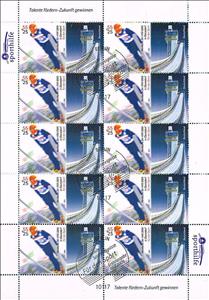 Mini Sheet, Nordic World SkiChampionships, Germany, Federal Republic,  , Ski-jump, Sports
