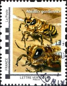 Stamp, The bees that's life, France,  , Animals (Fauna), Bees, Insects