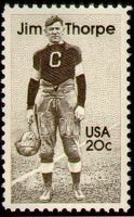 Stamp, Jim Thorpe, Football Hall of Famer, United States of America,  