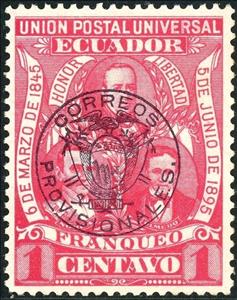 Stamp, Vicente Roca, Diego Noboa, José Olmedo, Ecuador,  , Businessman, Heads of State, Independency Activists, Lawyers, Literary People (Poets and Writers), Politicians, Revolutionaries