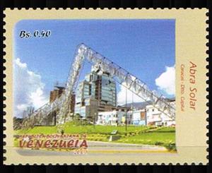 Stamp, Abra Solar, Venezuela,  , Art, Sculptures