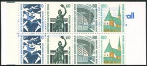 Booklet, 5DM Booklet - Tourist Sights, Berlin,  