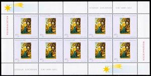 Mini Sheet, Worship, Germany, Federal Republic,  , Christmas, Paintings