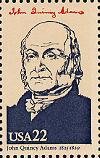 Stamp, John Quincy Adams, United States of America,  