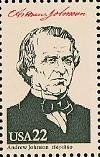 Stamp, Andrew Johnson, United States of America,  