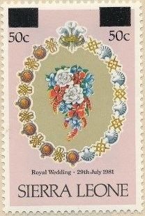 Stamp, Surcharged, Sierra Leone,  , Royalty