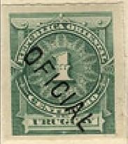 Numeral overprinted