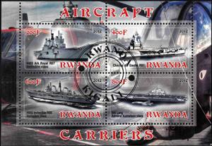 Mini Sheet, Aircraft Cariers, Cinderellas,  , Aircraft