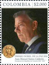 Juan Manuel Santos Calderón. Nobel Peace Prize Winner