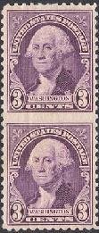 Washington by Gilbert Stuart vertical pair