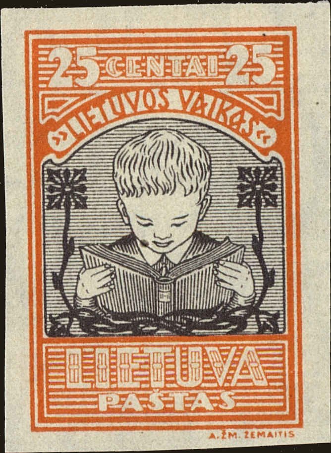 Child reading a book