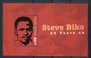 Souvenir Sheet, Steve Biko, South Africa,  