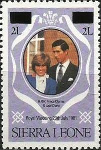 Stamp, Surcharged, Sierra Leone,  , Royalty