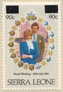 Stamp, Surcharged, Sierra Leone,  , Royalty