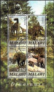 Mini Sheet, Dinosaurs, Cinderellas,  , Animals (Fauna), Dinosaurs, Prehistorical Animals