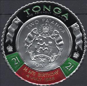 Stamp, King, Tonga,  