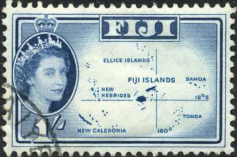 Map of Fiji