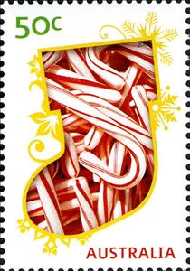 Stamp, Stocking, Australia,  , Christmas