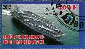 Stamp, USS Nimitz CKN-88, Cinderellas,  , Ships