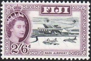 Stamp, Nadi airport, Fiji,  , Airports, Aviation, Aircrafts