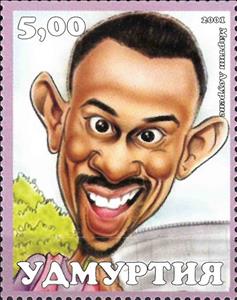 Stamp, Martin Lawrence, Cinderellas,  , Famous People