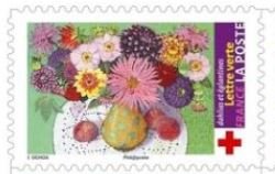 Dahlia et églantines