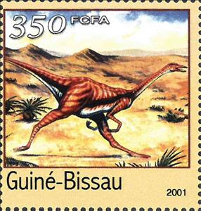 Stamp, Dinosaur, Cinderellas,  , Animals (Fauna), Dinosaurs, Prehistorical Animals
