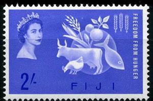 Stamp, Fight against Hunger, Fiji,  