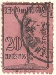 Stamp, Mercury, Uruguay,  , Gods and goddesses