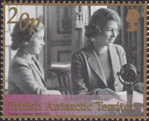Stamp, Queen Elizabeth II, British Antarctic Territory (BAT),  , Queens, Royalty