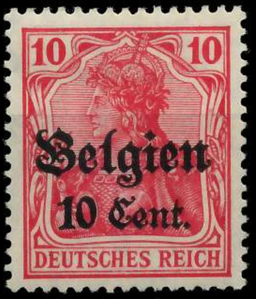 overprint on "Germania"