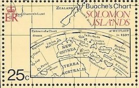 Map of New Guinea and Terra Australis