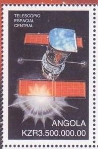 Stamp, Central Space Telescope, Angola,  , Space Traveling