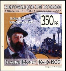 Stamp, Claude Monet (1840-1926), Cinderellas,  , Paintings