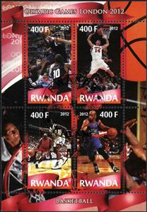 Mini Sheet, Basketball, Cinderellas,  , Basketball, Olympic Games, Sports