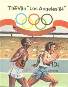 Souvenir Sheet, Running, Vietnam,  , Athletes, Biathlon, Olympic Games, Running