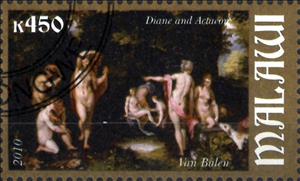 Stamp, Flenish Painters - Hendrick van Balen (1575-1632), Cinderellas,  , Nudes, Paintings