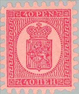 Stamp, Coat of Arms type m/60, Finnish values, Finland,  , Coats of Arms