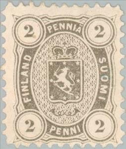 Stamp, Coat of arms type m/75, Helsinki printing, Finland,  , Coats of Arms
