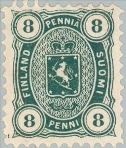 Stamp, Coat of arms type m/75, Helsinki printing, Finland,  , Coats of Arms