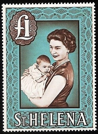 Queen Elizabeth II with Prince Andrew