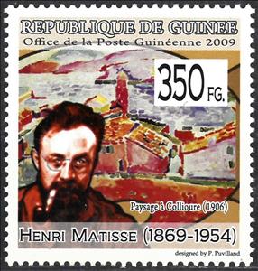 Stamp, Henri Matisse (1869-1954), Cinderellas,  , Paintings