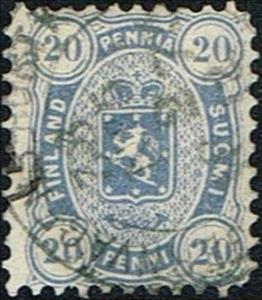Stamp, Coat of arms type m/75, Helsinki printing, Finland,  , Coats of Arms