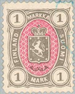 Stamp, Coat of arms type m/75, new colours and values, Finland,  , Coats of Arms
