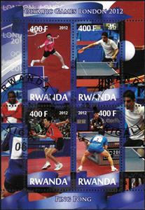 Mini Sheet, Basketball, Cinderellas,  , Olympic Games, Sports, Table Tennis