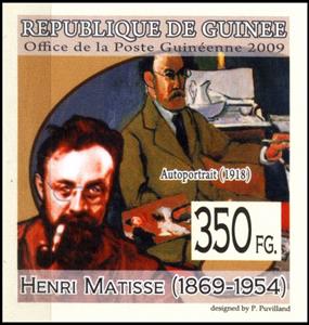 Stamp, Henri Matisse (1869-1954), Cinderellas,  , Paintings